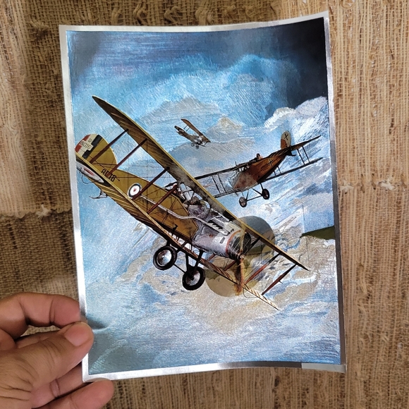 Set of 2 Dufex Foil WWI Fighter Planes Color Etched Art Print #156052 & #156050 - Picture 4 of 4